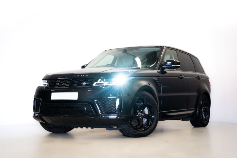 Range Rover Sport interior and exterior detail
