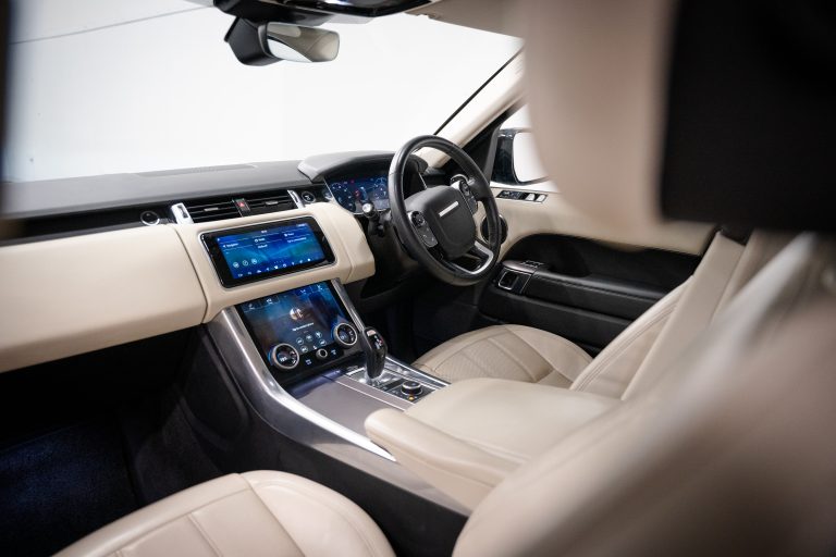 Range Rover Sport interior and exterior detail