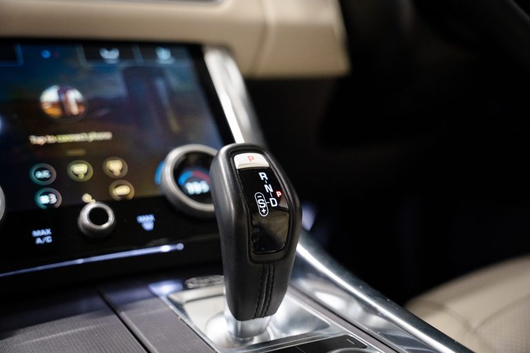 Range Rover Sport interior and exterior detail