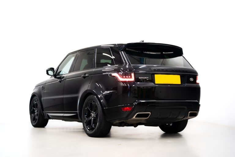 Range Rover Sport interior and exterior detail