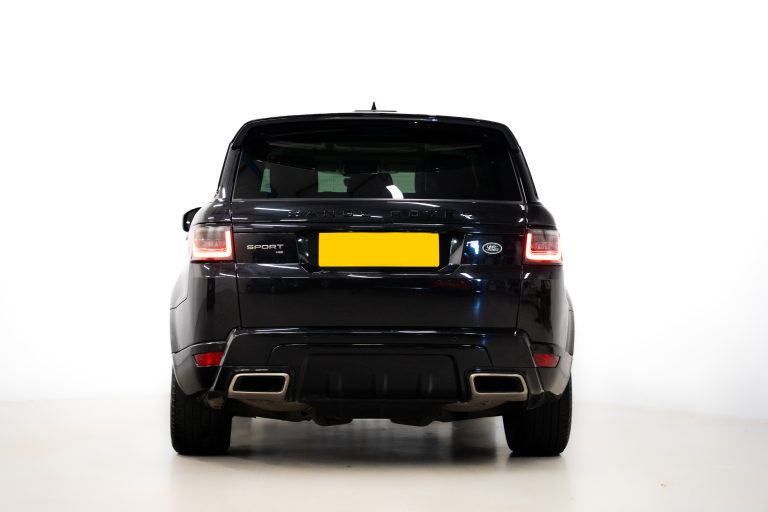 Range Rover Sport interior and exterior detail
