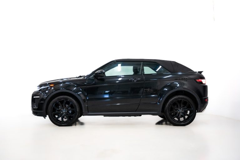 Range Rover Evoque Convertible interior and exterior detail