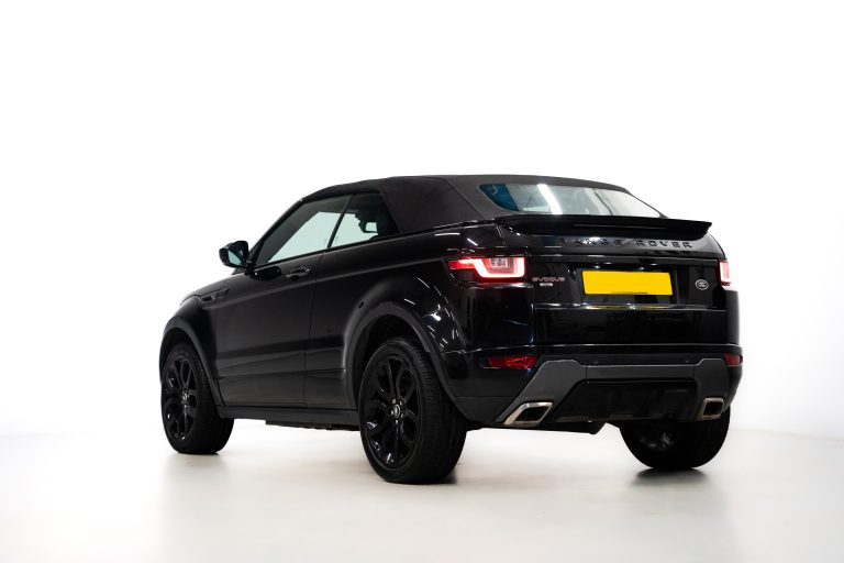 Range Rover Evoque Convertible interior and exterior detail