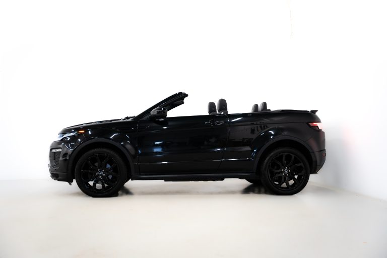 Range Rover Evoque Convertible interior and exterior detail