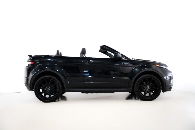 Range Rover Evoque Convertible interior and exterior detail
