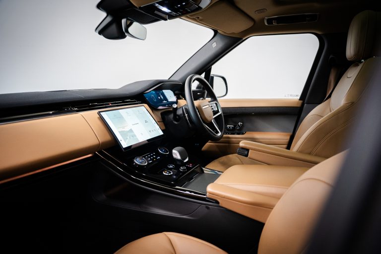 New Range Rover Sport interior and exterior detail