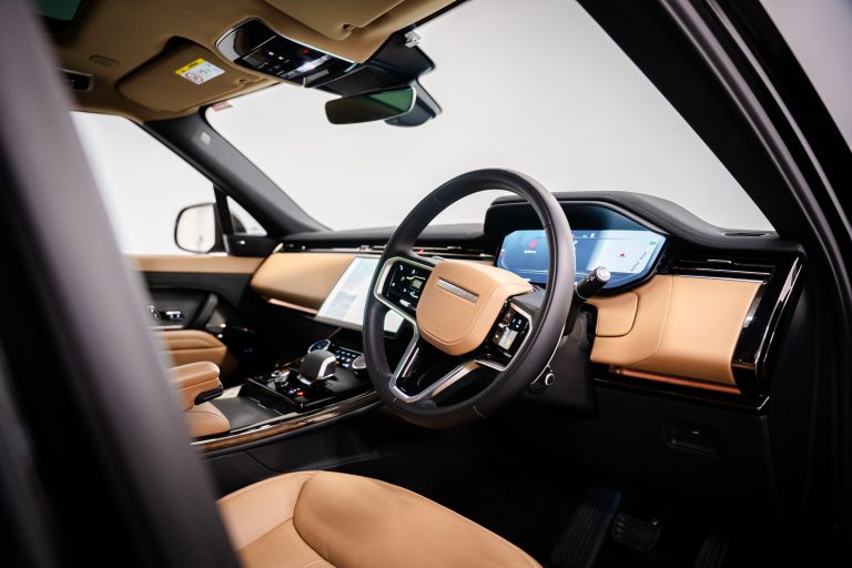 New Range Rover Sport interior and exterior detail