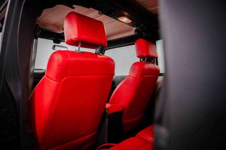 Jeep Wrangler interior and exterior detail