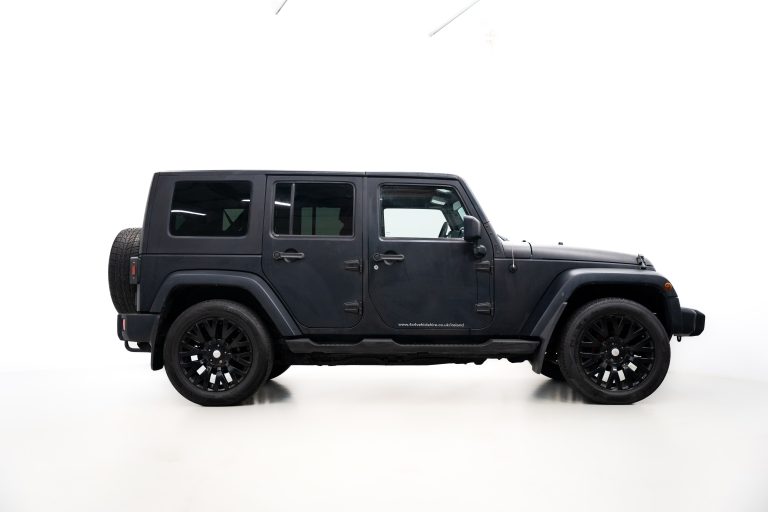 Jeep Wrangler interior and exterior detail