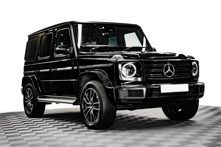 Mercedes-Benz G-Wagon interior and exterior detail