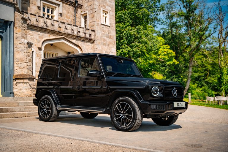 Mercedes-Benz G-Wagon interior and exterior detail