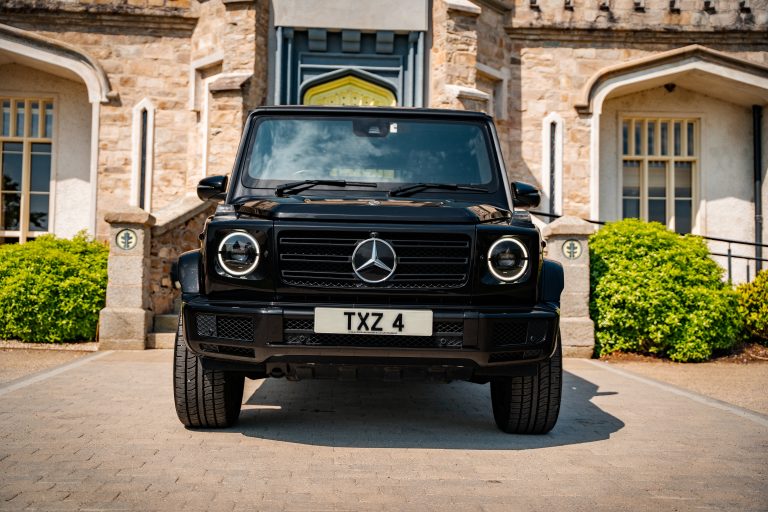 Mercedes-Benz G-Wagon interior and exterior detail