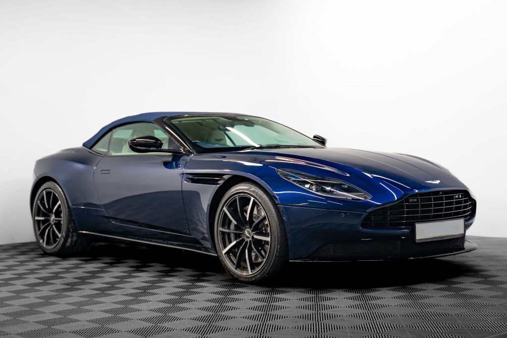 Aston Martin DB11 Convertible available for luxury hire in Ireland